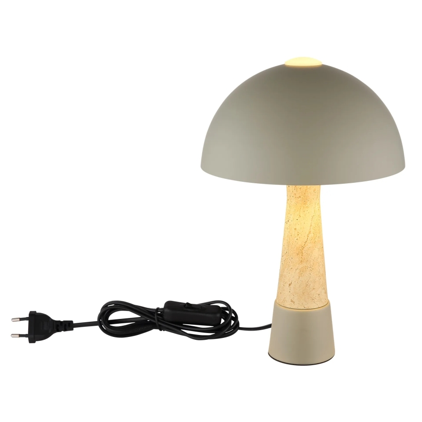 Globo - Επιτραπέζιο φωτιστικό 1xE27ILLU/40W/230V γκρι