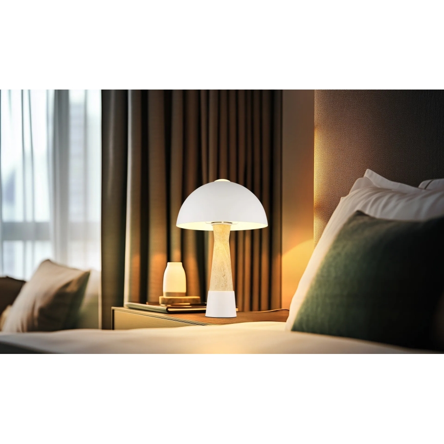 Globo - Επιτραπέζιο φωτιστικό 1xE27ILLU/40W/230V εκρού