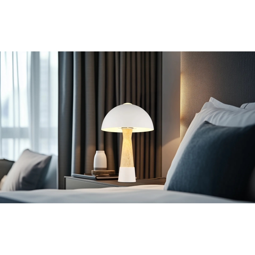 Globo - Επιτραπέζιο φωτιστικό 1xE27ILLU/40W/230V εκρού