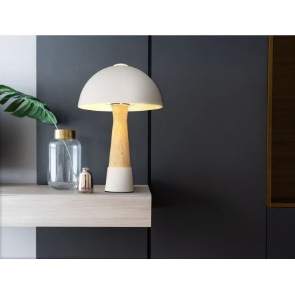 Globo - Επιτραπέζιο φωτιστικό 1xE27ILLU/40W/230V εκρού