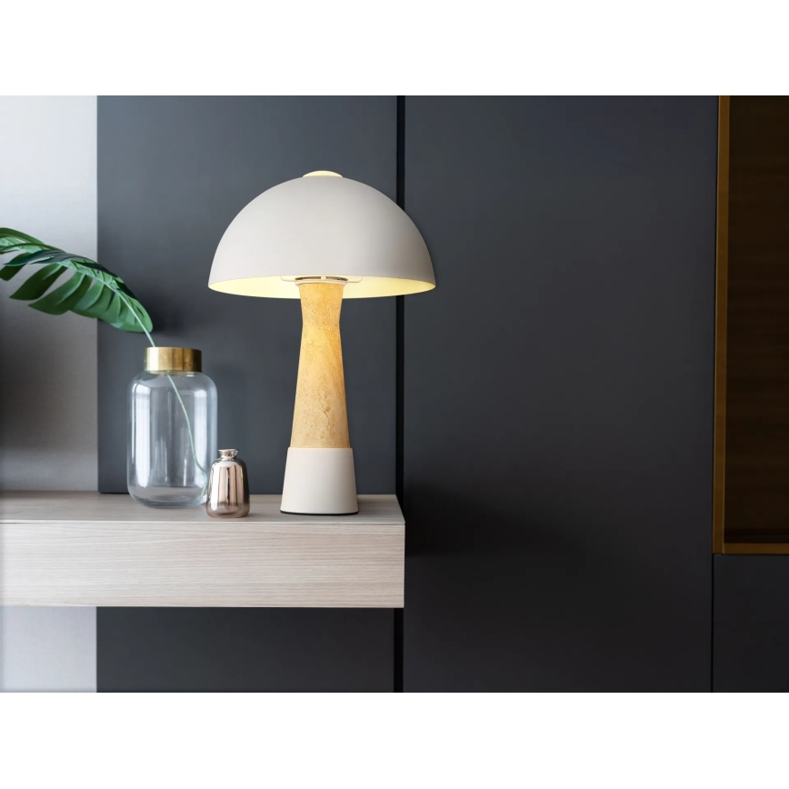 Globo - Επιτραπέζιο φωτιστικό 1xE27ILLU/40W/230V εκρού