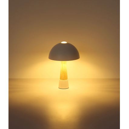 Globo - Επιτραπέζιο φωτιστικό 1xE27ILLU/40W/230V εκρού