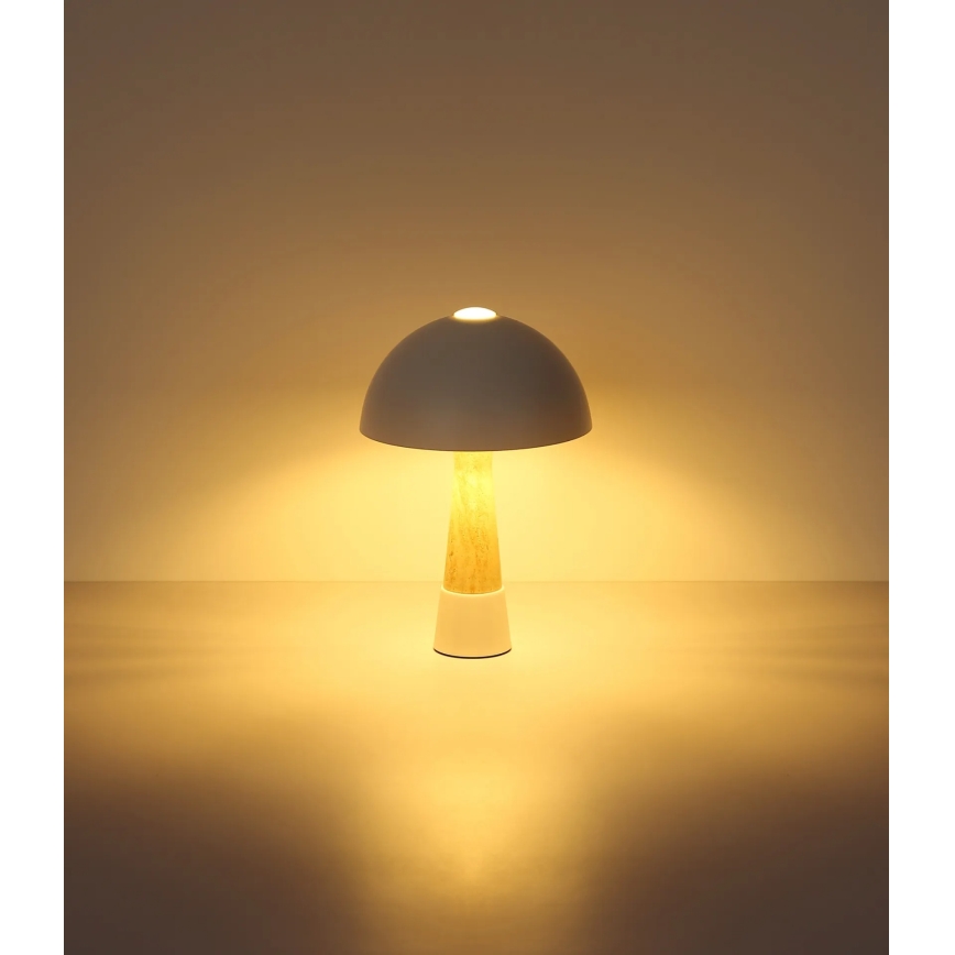 Globo - Επιτραπέζιο φωτιστικό 1xE27ILLU/40W/230V εκρού
