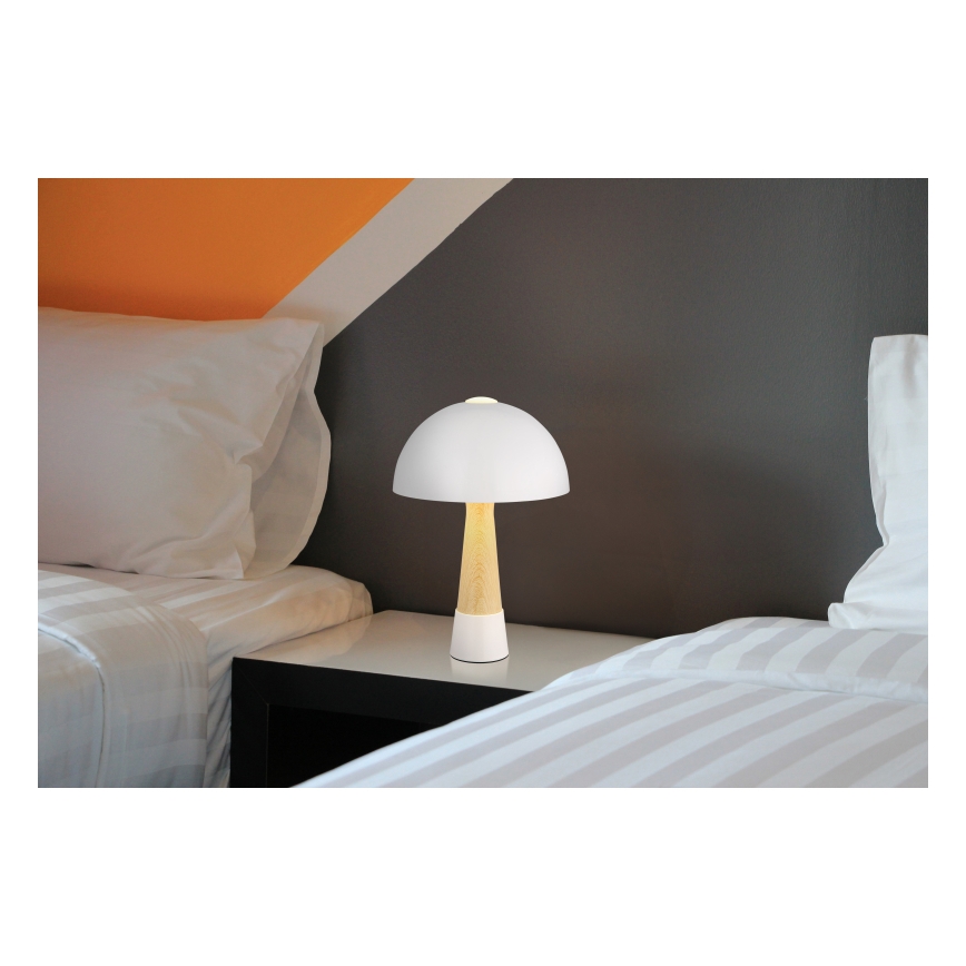 Globo - Επιτραπέζιο φωτιστικό 1xE27ILLU/40W/230V λευκό