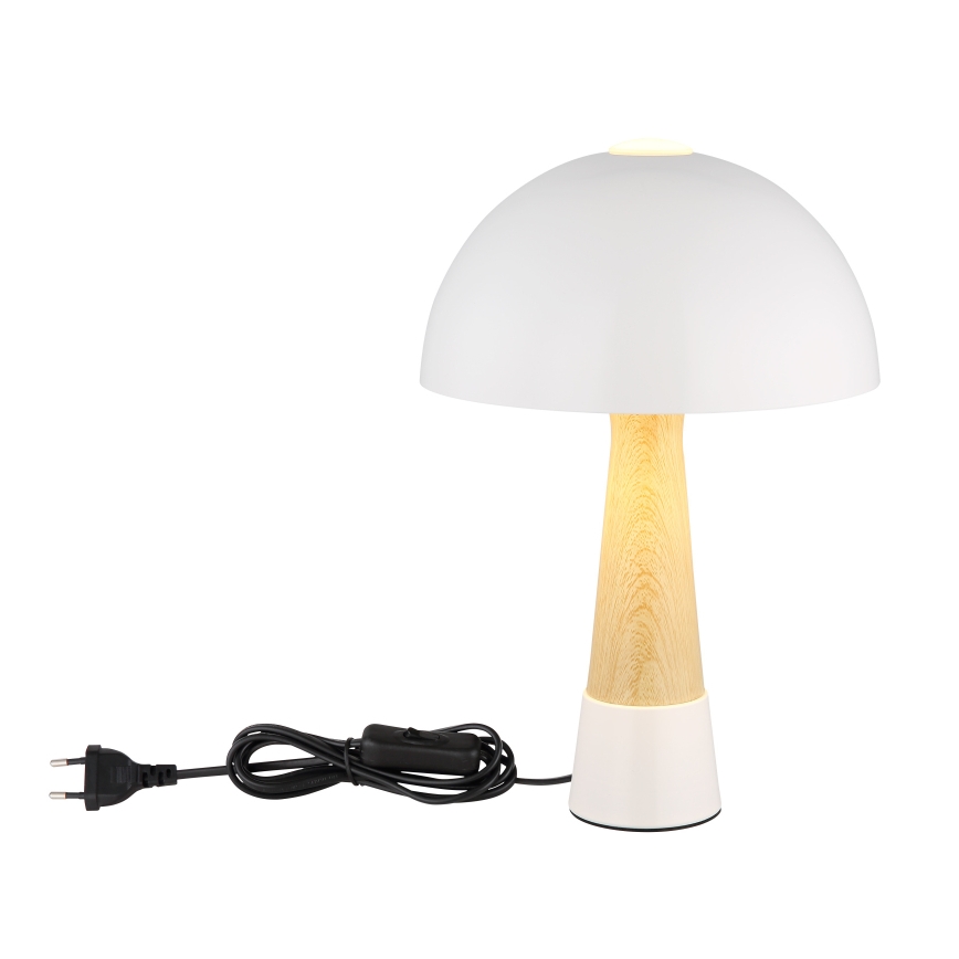 Globo - Επιτραπέζιο φωτιστικό 1xE27ILLU/40W/230V λευκό