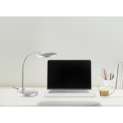 Globo - Επιτραπέζια λάμπα αφής dimming LED LED/4W/230V ασημί