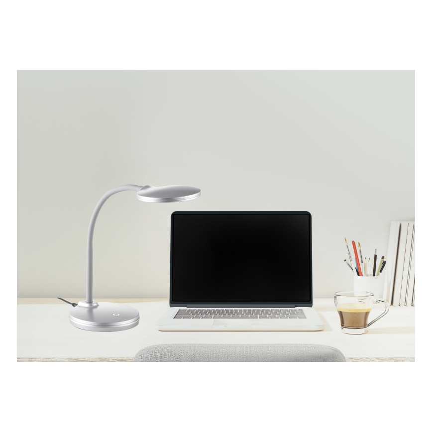 Globo - Επιτραπέζια λάμπα αφής dimming LED LED/4W/230V ασημί