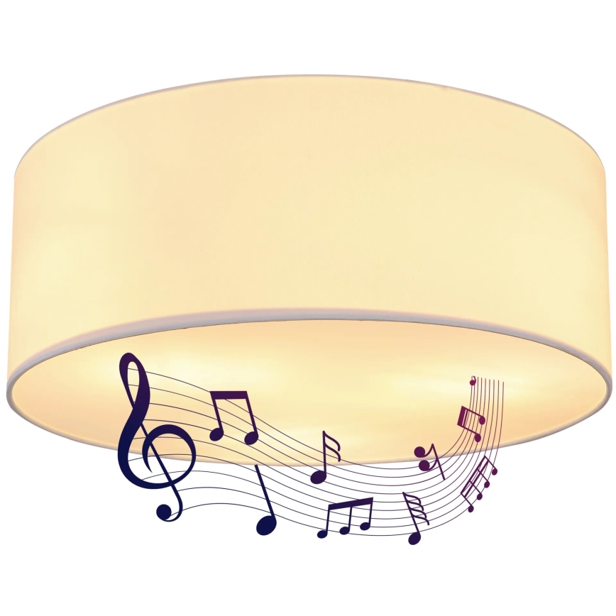 Globo 54004DL - Φωτιστικό οροφής με ηχείο THERESA 3xE27/40W/230V