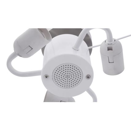 Globo 54004DL - Φωτιστικό οροφής με ηχείο THERESA 3xE27/40W/230V