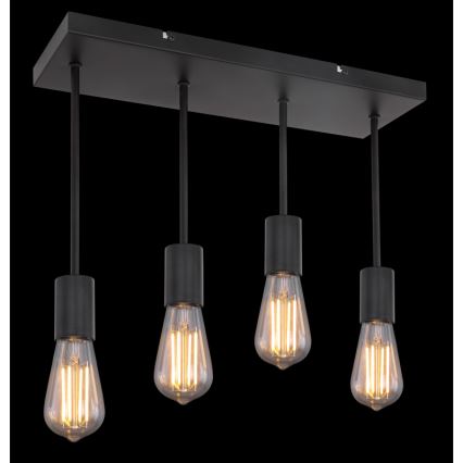 Globo - Πολύφωτο με συρματόσχοινο 4xE27/60W/230V