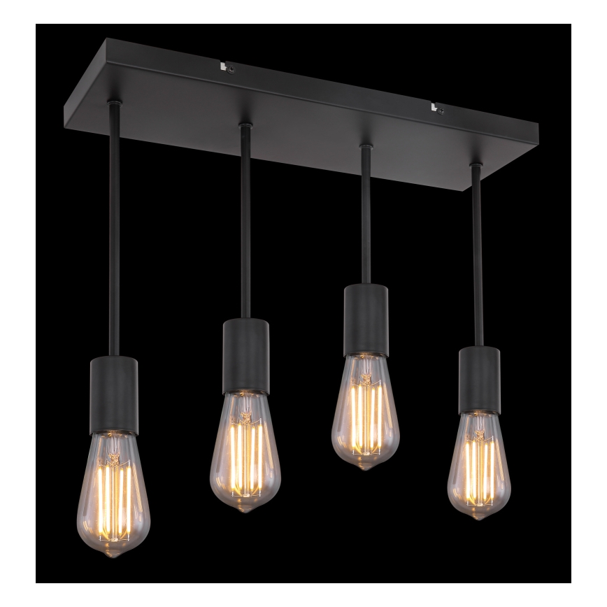 Globo - Πολύφωτο με συρματόσχοινο 4xE27/60W/230V