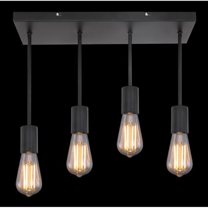 Globo - Πολύφωτο με συρματόσχοινο 4xE27/60W/230V