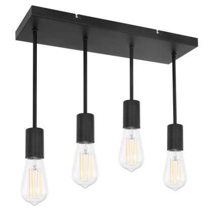 Globo - Πολύφωτο με συρματόσχοινο 4xE27/60W/230V