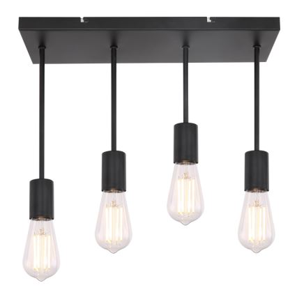 Globo - Πολύφωτο με συρματόσχοινο 4xE27/60W/230V