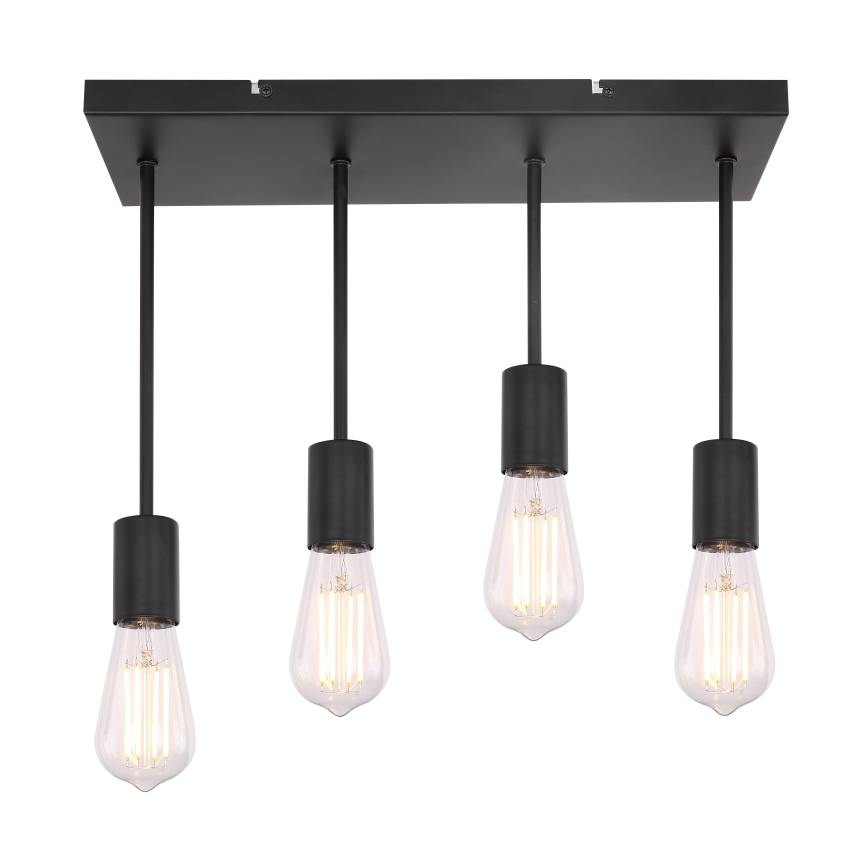 Globo - Πολύφωτο με συρματόσχοινο 4xE27/60W/230V