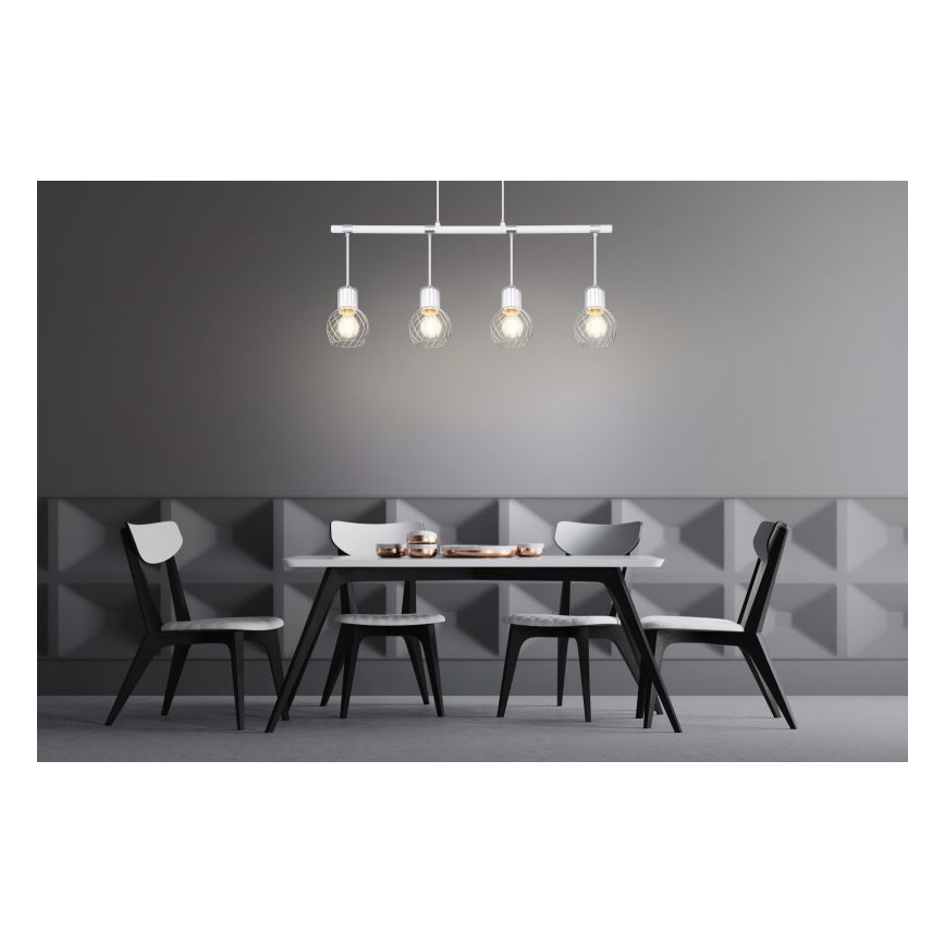 Globo - Πολύφωτο σε σχοινί 4xE27/40W/230V
