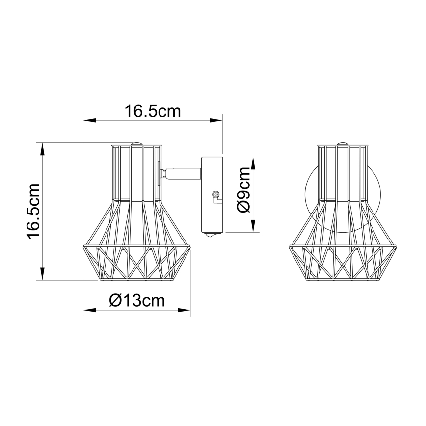 Globo - Προβολέας τοίχου 1xE27/40W/230V
