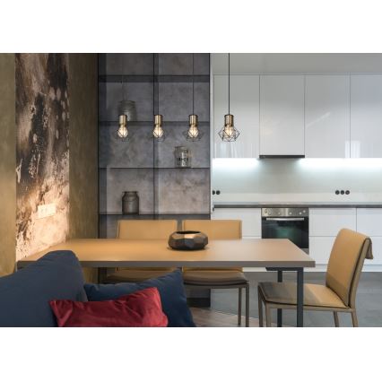 Globo - Κρεμαστό φωτιστικό οροφής ράγα 4xE27/40W/230V
