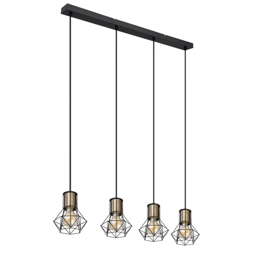 Globo - Κρεμαστό φωτιστικό οροφής ράγα 4xE27/40W/230V