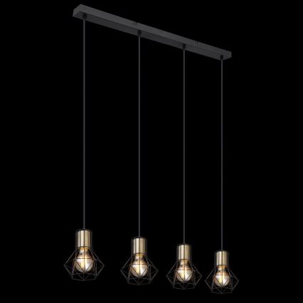 Globo - Κρεμαστό φωτιστικό οροφής ράγα 4xE27/40W/230V