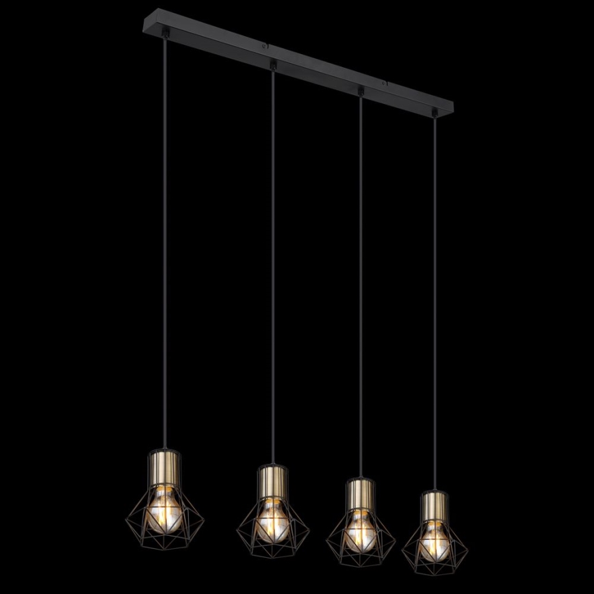 Globo - Κρεμαστό φωτιστικό οροφής ράγα 4xE27/40W/230V