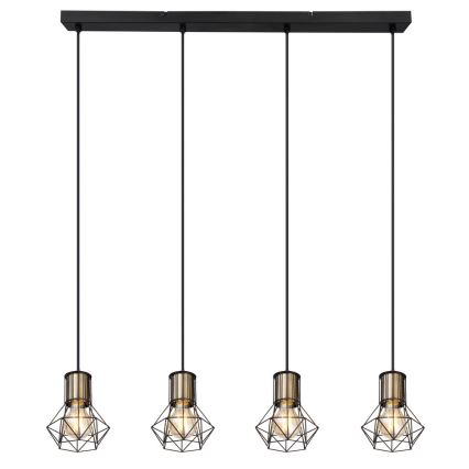 Globo - Κρεμαστό φωτιστικό οροφής ράγα 4xE27/40W/230V