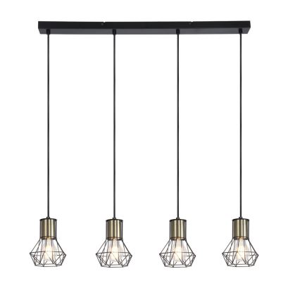 Globo - Κρεμαστό φωτιστικό οροφής ράγα 4xE27/40W/230V