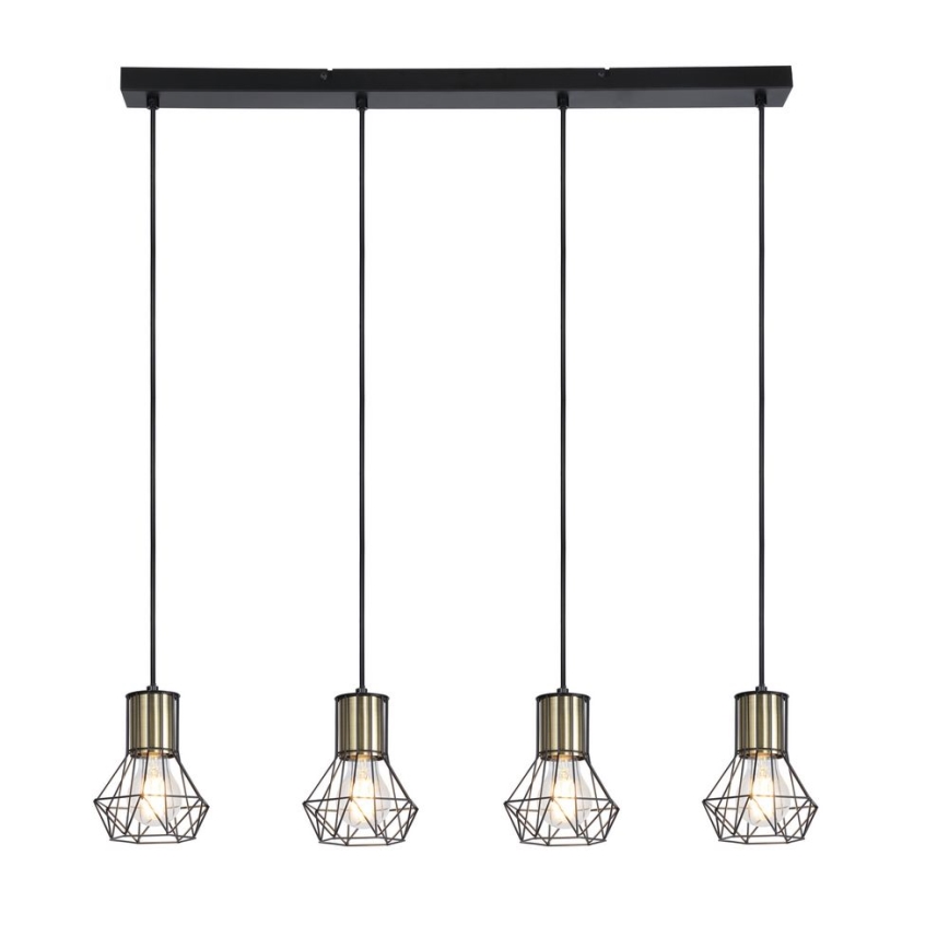 Globo - Κρεμαστό φωτιστικό οροφής ράγα 4xE27/40W/230V