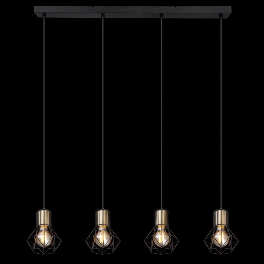 Globo - Κρεμαστό φωτιστικό οροφής ράγα 4xE27/40W/230V