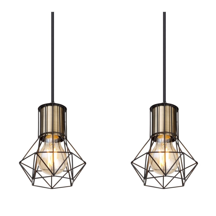 Globo - Κρεμαστό φωτιστικό οροφής ράγα 4xE27/40W/230V