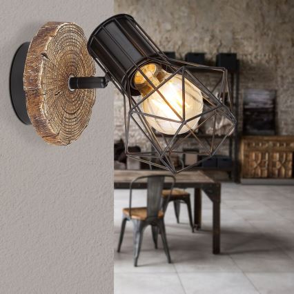 Globo - Επιτοίχιο φωτιστικό με 1 λάμπα E27/60W/230V