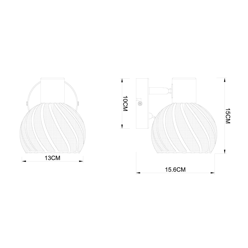 Globo - Προβολέας τοίχου 1xE27/40W/230V