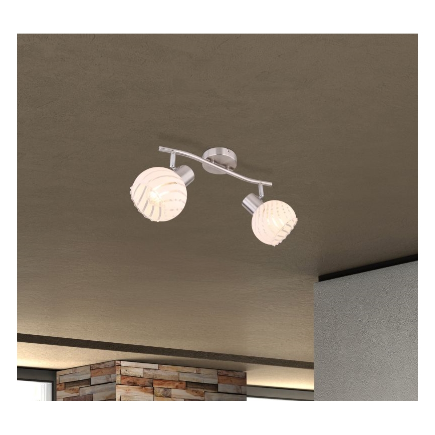 Globo - Φωτιστικό σποτ 2xE27/40W/230V