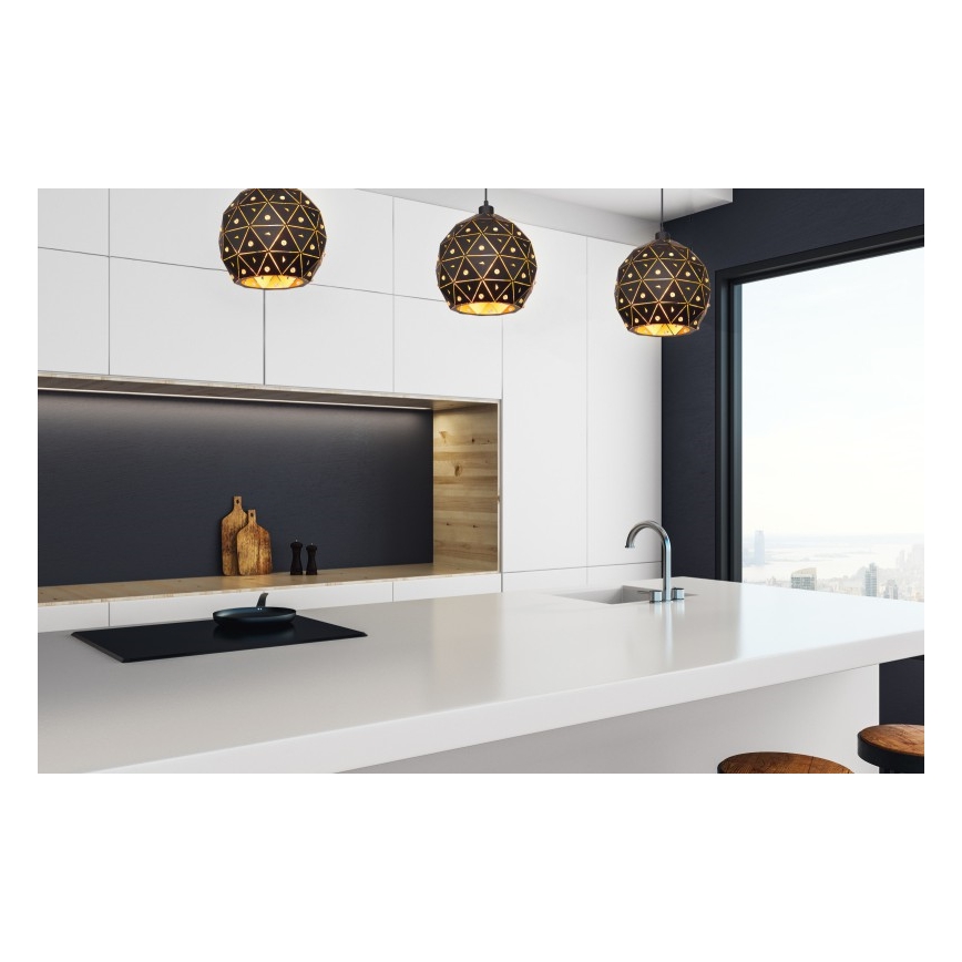Globo 54029H - Κρεμαστό φωτιστικό οροφής JODIE 1xE27/60W/230V διάμετρος 25 cm