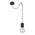 Globo 54030-1HLU - Κρεμαστό φωτιστικό HERMINE με καλώδιο 1xE27/60W/230V
