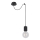 Globo 54030-1HLU - Κρεμαστό φωτιστικό HERMINE με καλώδιο 1xE27/60W/230V