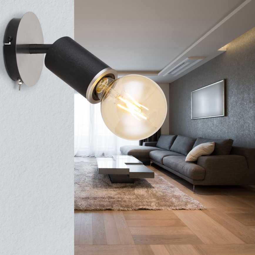 Globo - Επιτοίχιο φωτιστικό με 1 λάμπα E27/60W/230V