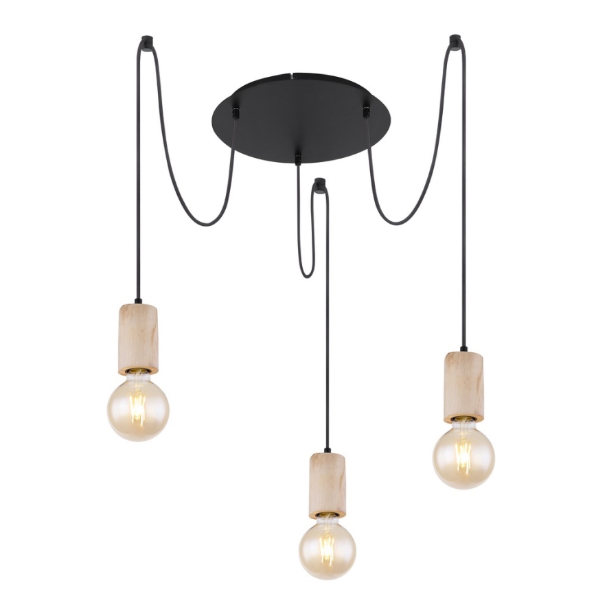 Globo - Κρεμαστό φωτιστικό οροφής 3xE27/60W/230V spider