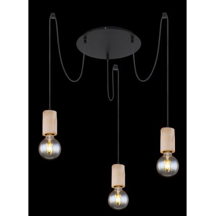 Globo - Κρεμαστό φωτιστικό οροφής 3xE27/60W/230V spider