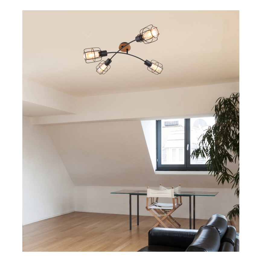 Globo - Επικαθήμενος πολυέλαιος 4xE27/40W/230V