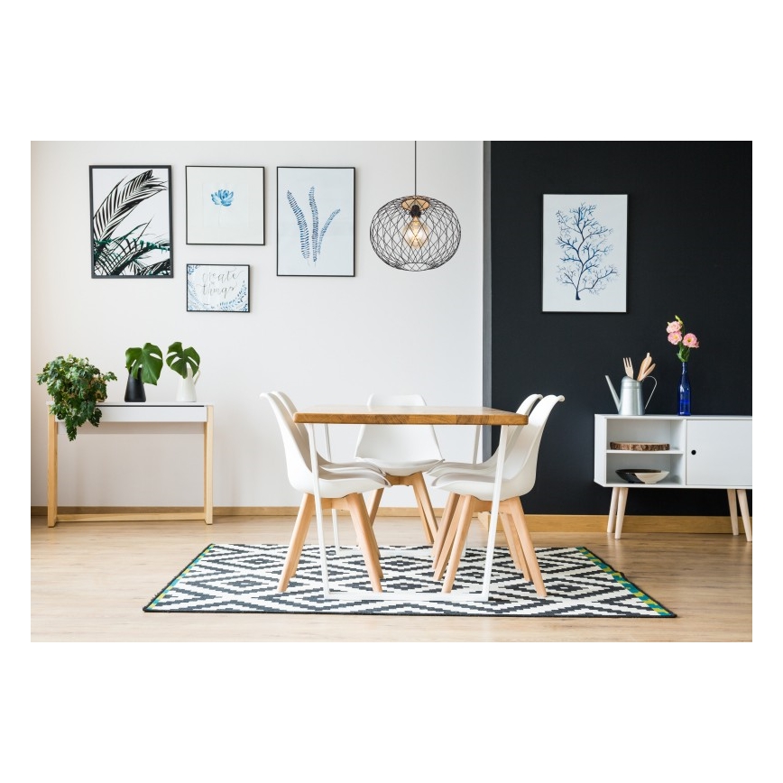 Globo - Πολύφωτο με συρματόσχοινο 1xE27/60W/230V