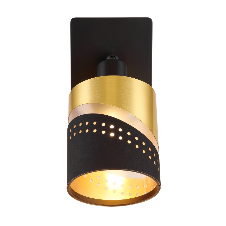 Globo - Σποτ τοίχου 1xE14/25W/230V μαύρο/χρυσό
