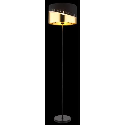 Globo - Επιδαπέδιο φωτιστικό 1xE27/60W/230V διάμετρος 35 cm μαύρο/χρυσό