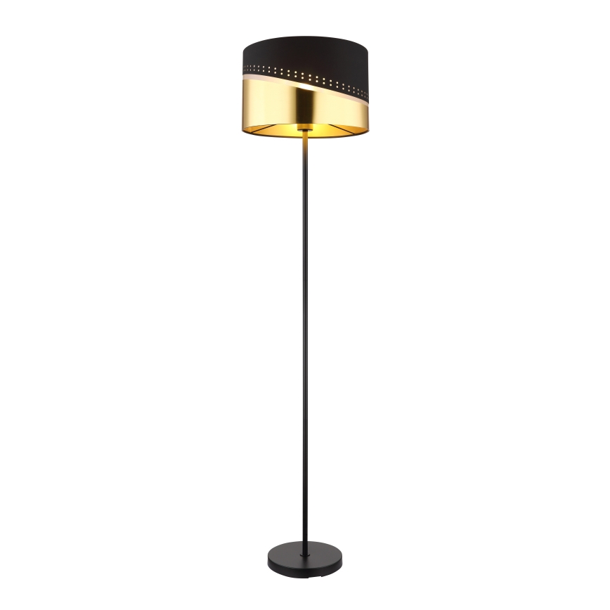 Globo - Επιδαπέδιο φωτιστικό 1xE27/60W/230V διάμετρος 35 cm μαύρο/χρυσό