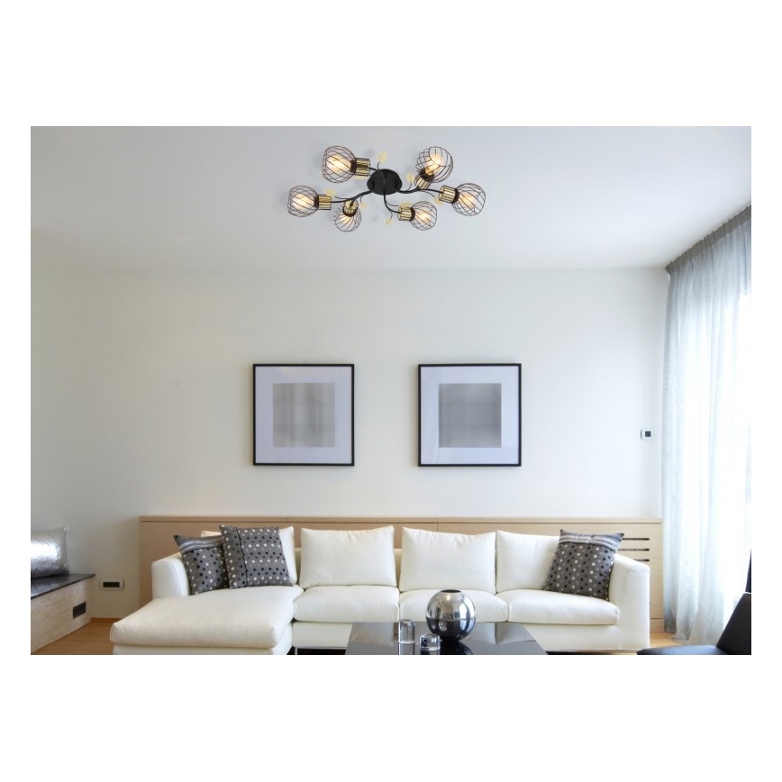 Globo - Σταθερό πολύφωτο 6xE27/40W/230V