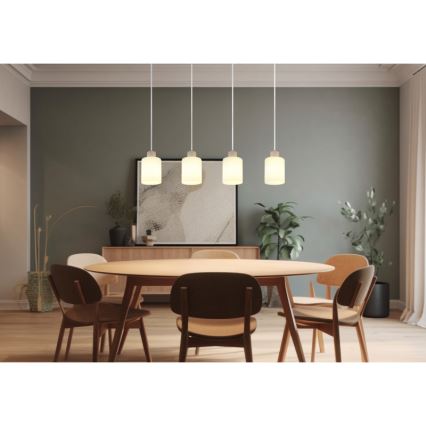 Globo - Κρεμαστό φωτιστικό με καλώδιο 4xE27/40W/230V