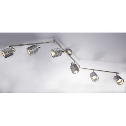 GLOBO 54122-6 - Φωτιστικό σποτ ALYS 6xE14/8W/230V