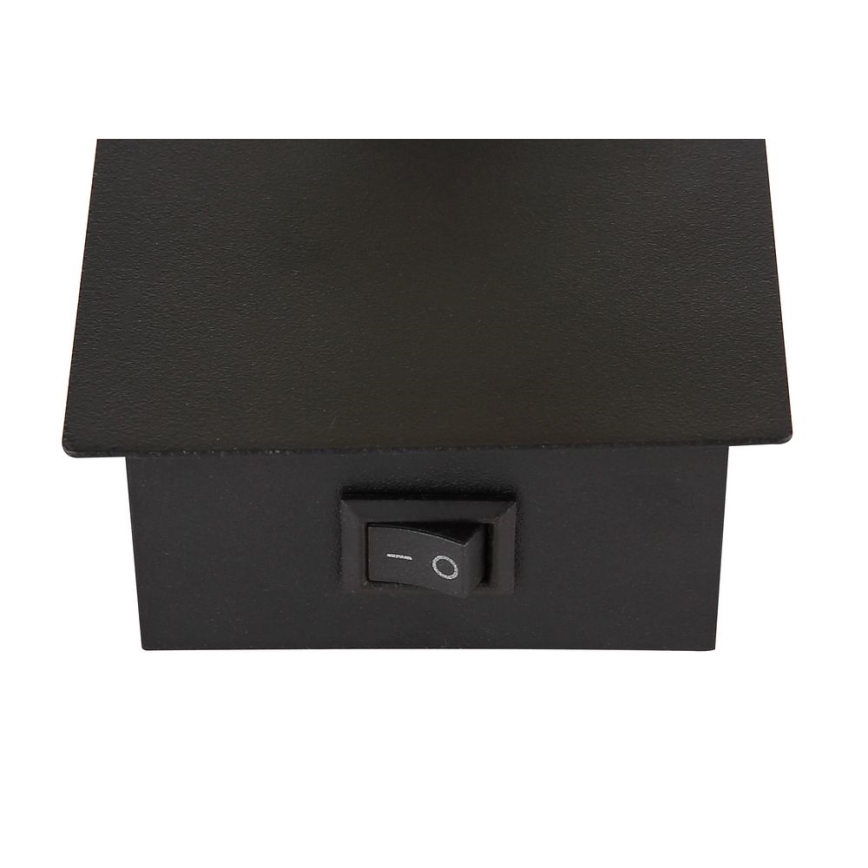 Globo - Επιτοίχιο φωτιστικό σημείου 1xE14/40W/230V μαύρο