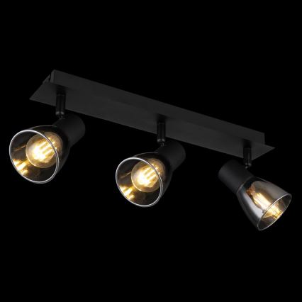 Globo - Σποτ φωτιστικό 3xE14/40W/230V μαύρο
