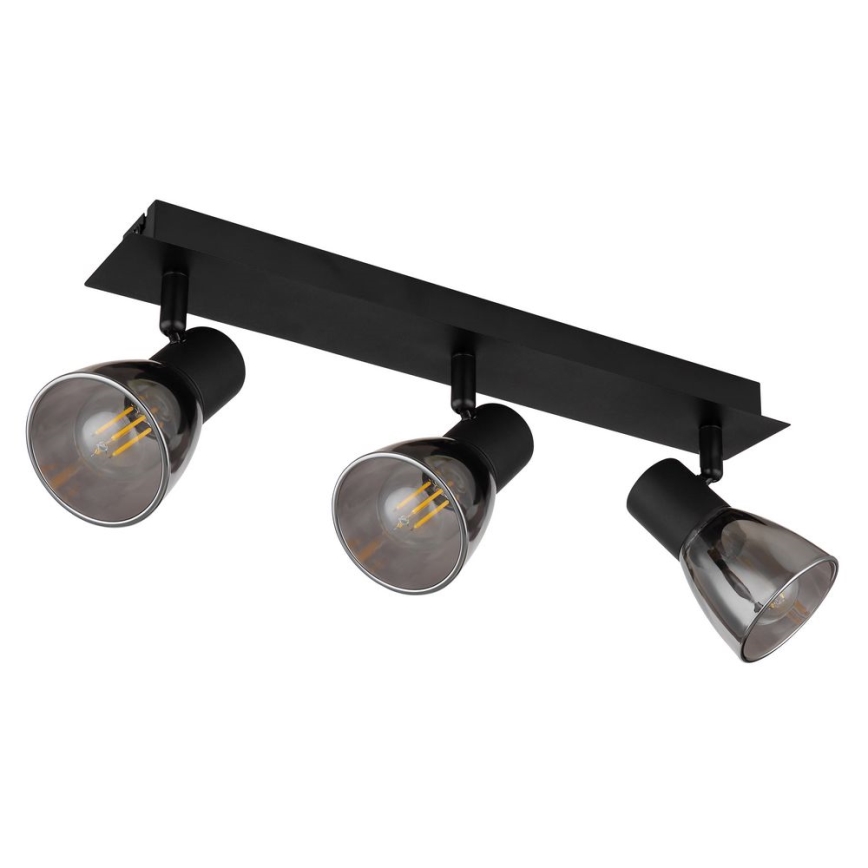 Globo - Σποτ φωτιστικό 3xE14/40W/230V μαύρο
